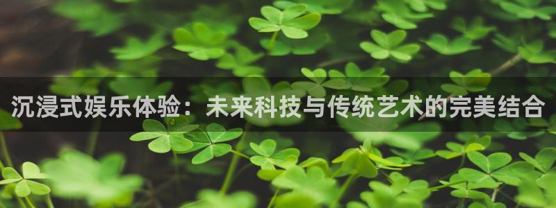 富邦娱乐：沉浸式娱乐体验：未来科技与传统艺术的完美结合